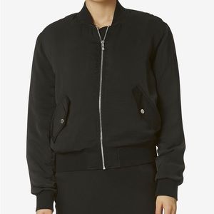 Avec Les Filles Black Zip Up Jacket Size XS